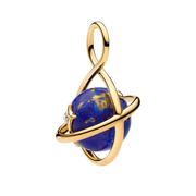 Pandora Drehbarer Himmlischer Blauer Planet Charm-Anhänger