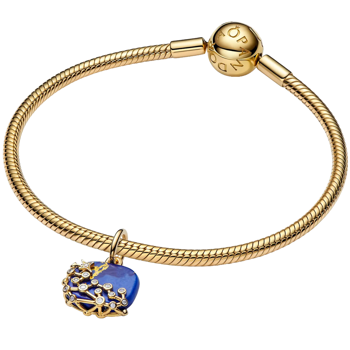 Pandora Moments Himmlische Blaue Sternenkonstellation Charm-Anhänger