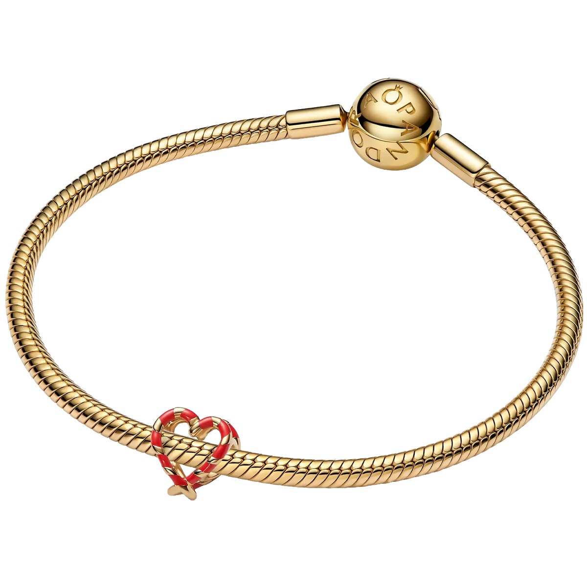 Pandora Moments Zuckerstangen-Herz Offen gearbeitetes Charm
