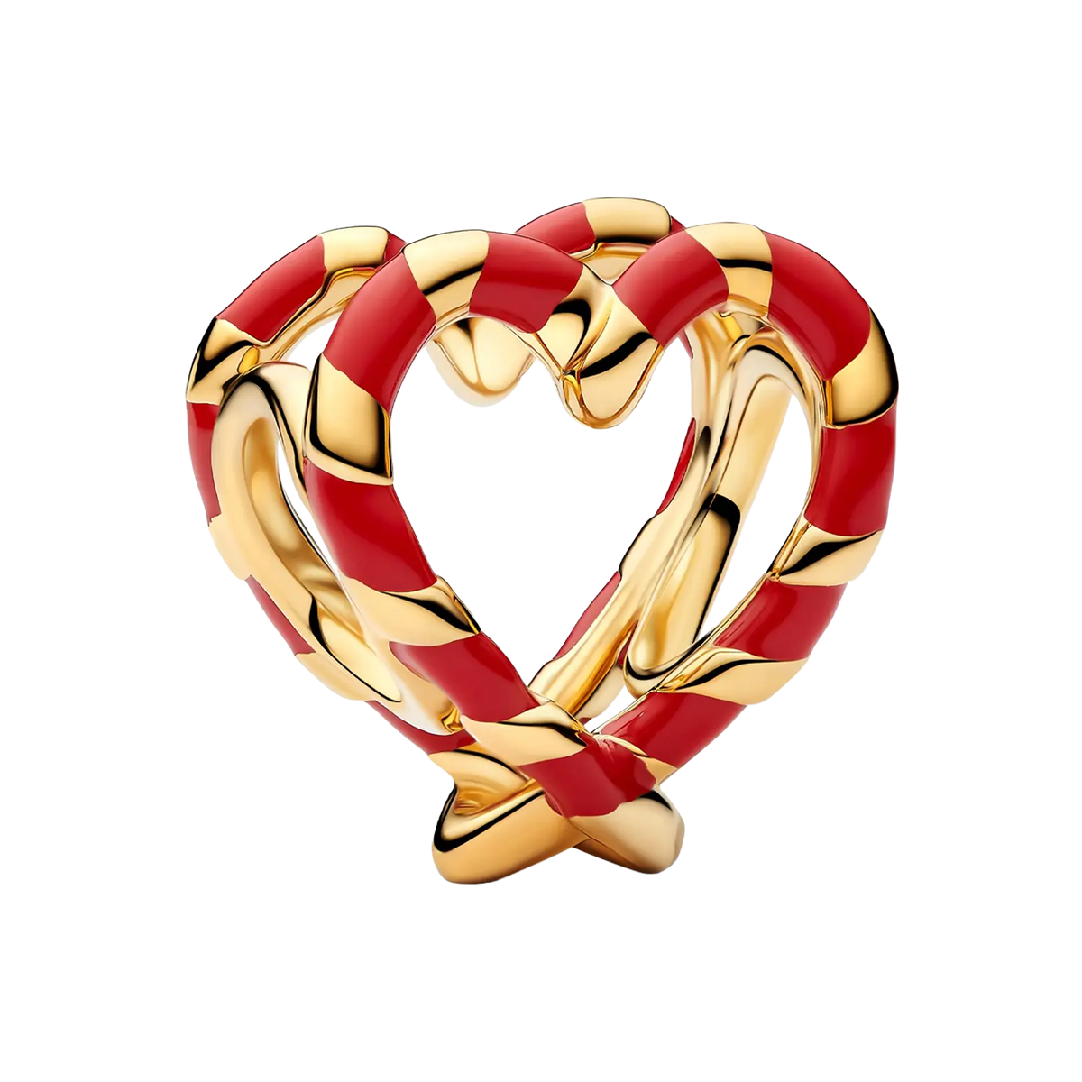 Pandora Moments Zuckerstangen-Herz Offen gearbeitetes Charm