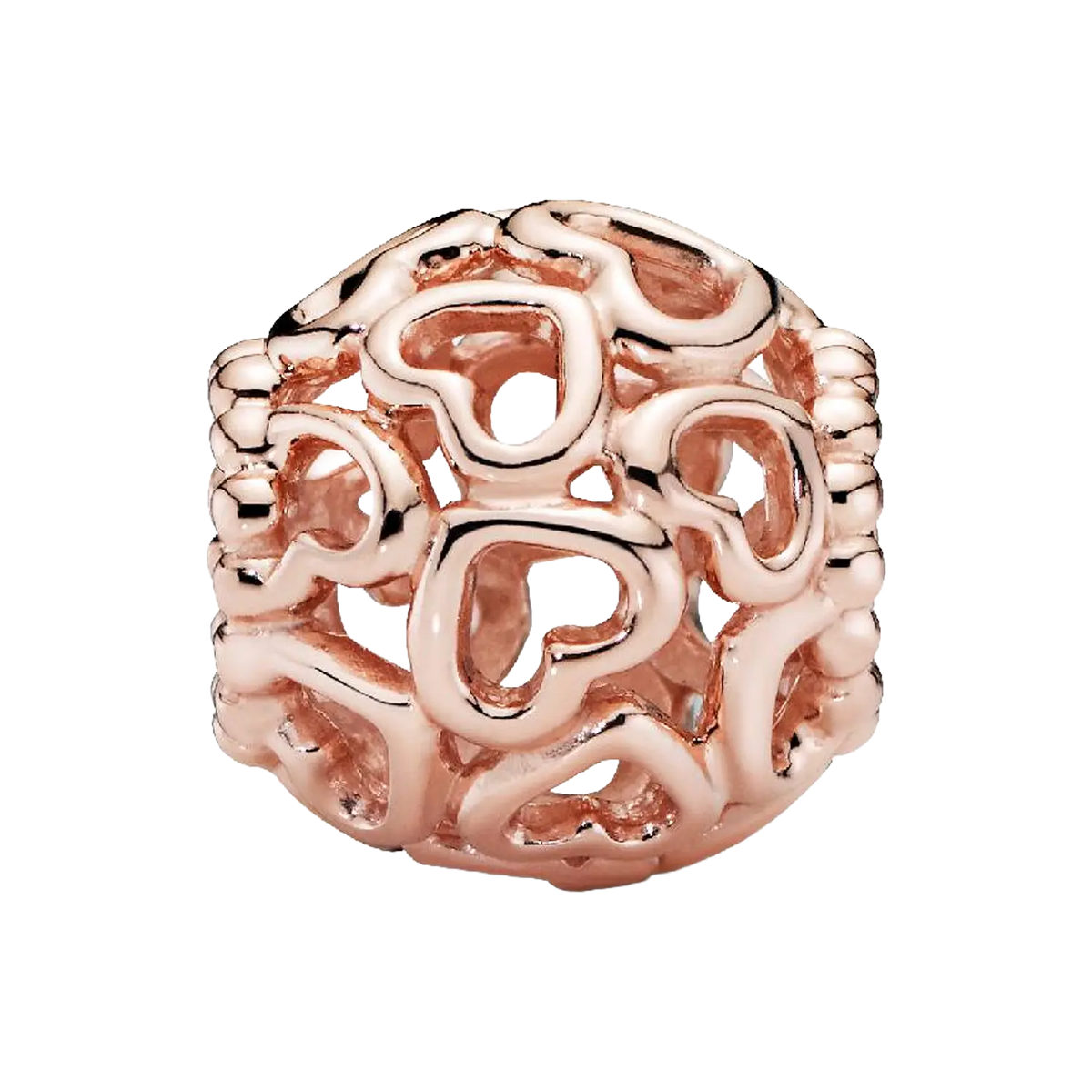 Pandora Moments All Over-Herzen Charm