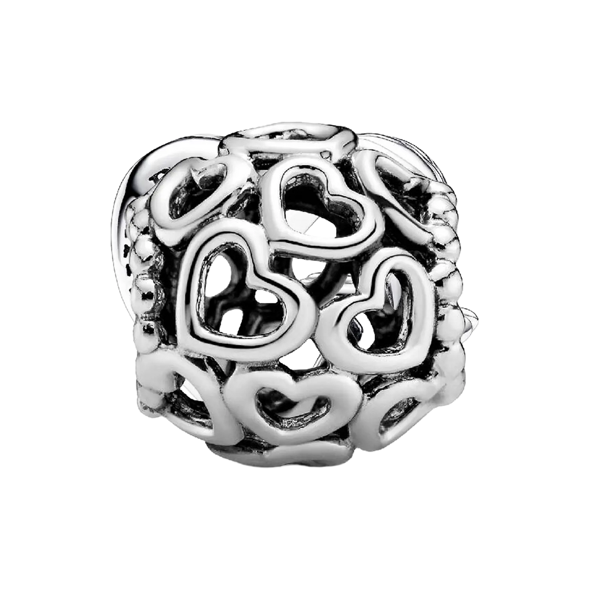 Pandora Moments All Over-Herzen Charm