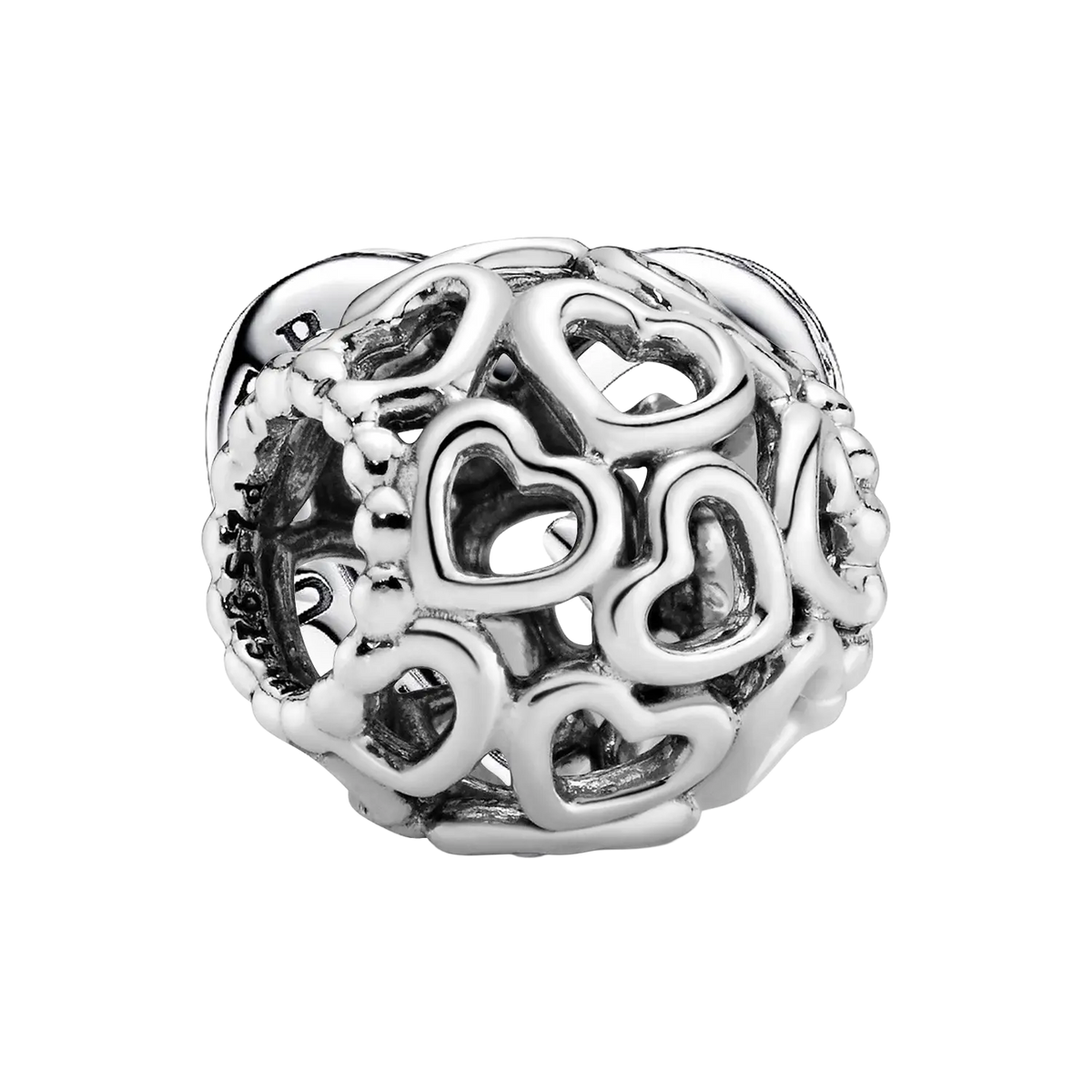 Pandora Moments All Over-Herzen Charm