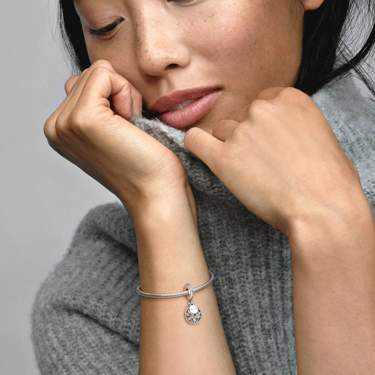 Pandora Moments Familien Stammbaum Charm-Anhänger