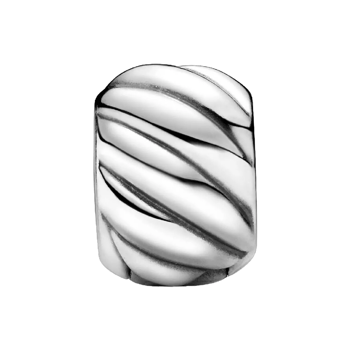 Pandora Moments Polierter Gefiederter Clip-Charm