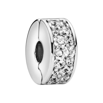 Pandora Moments Klarer Pavé Clip-Charm