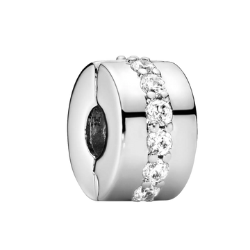 Pandora Moments Klare Funkelnde Linie Clip-Charm