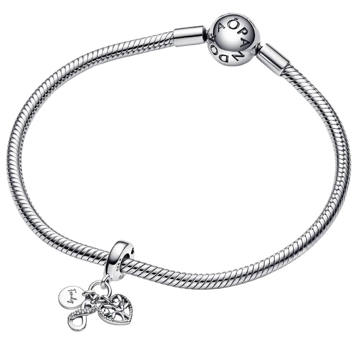 Pandora Moments Family Infinity Triple Charm-Anhänger