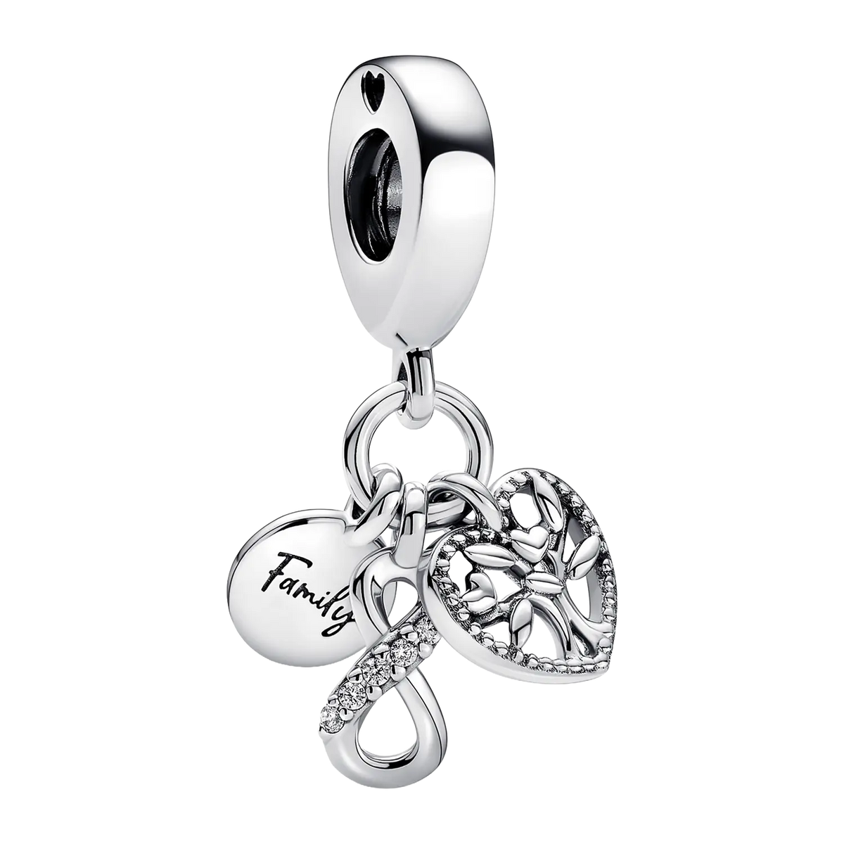 Pandora Moments Family Infinity Triple Charm-Anhänger