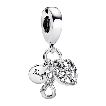 Pandora Moments Family Infinity Triple Charm-Anhänger