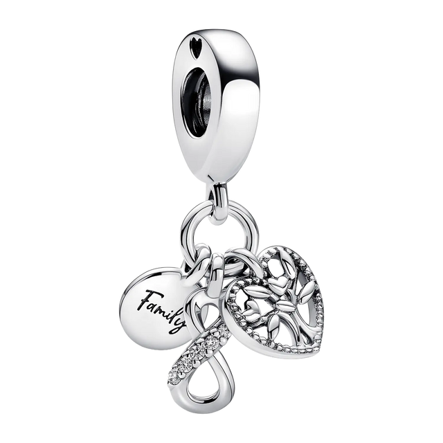 Pandora Moments Family Infinity Triple Charm-Anhänger