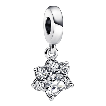 Pandora Moments Funkelnder Pfotenabdruck Charm-Anhänger