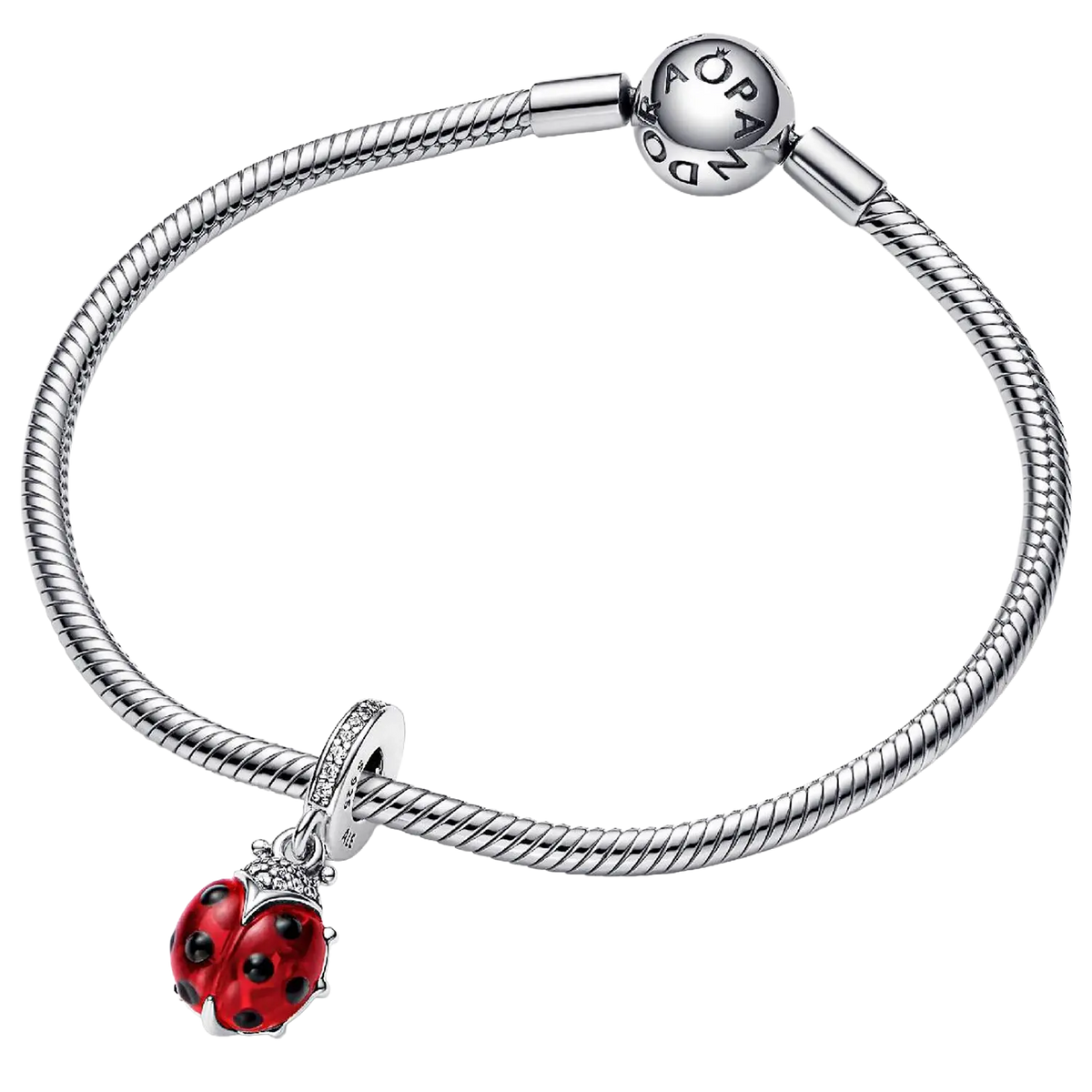 Pandora Moments Roter Marienkäfer Charm-Anhänger