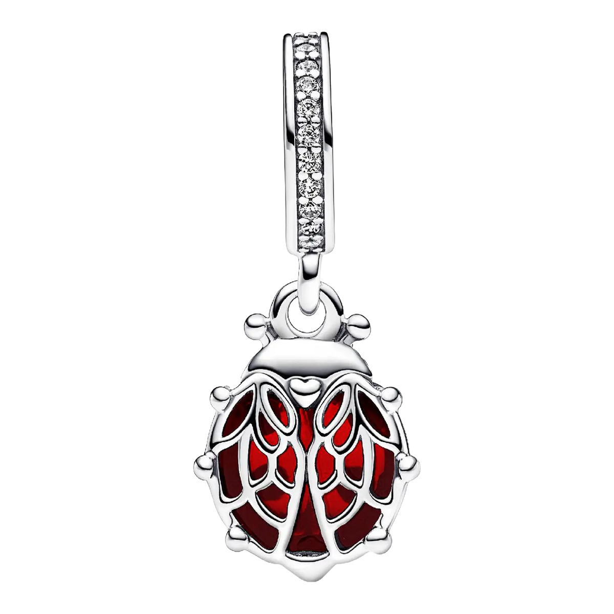 Pandora Moments Roter Marienkäfer Charm-Anhänger