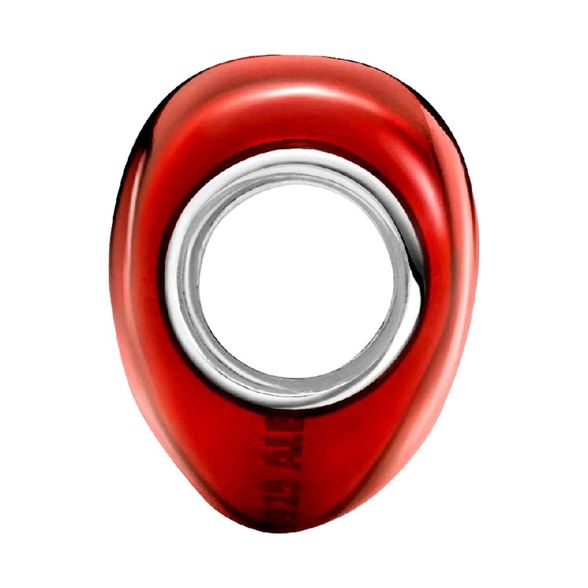 Pandora Moments Rotes Metallic-Herz Charm
