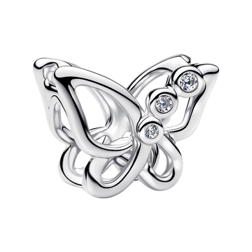 Pandora Schmetterling Offen gearbeitetes Charm