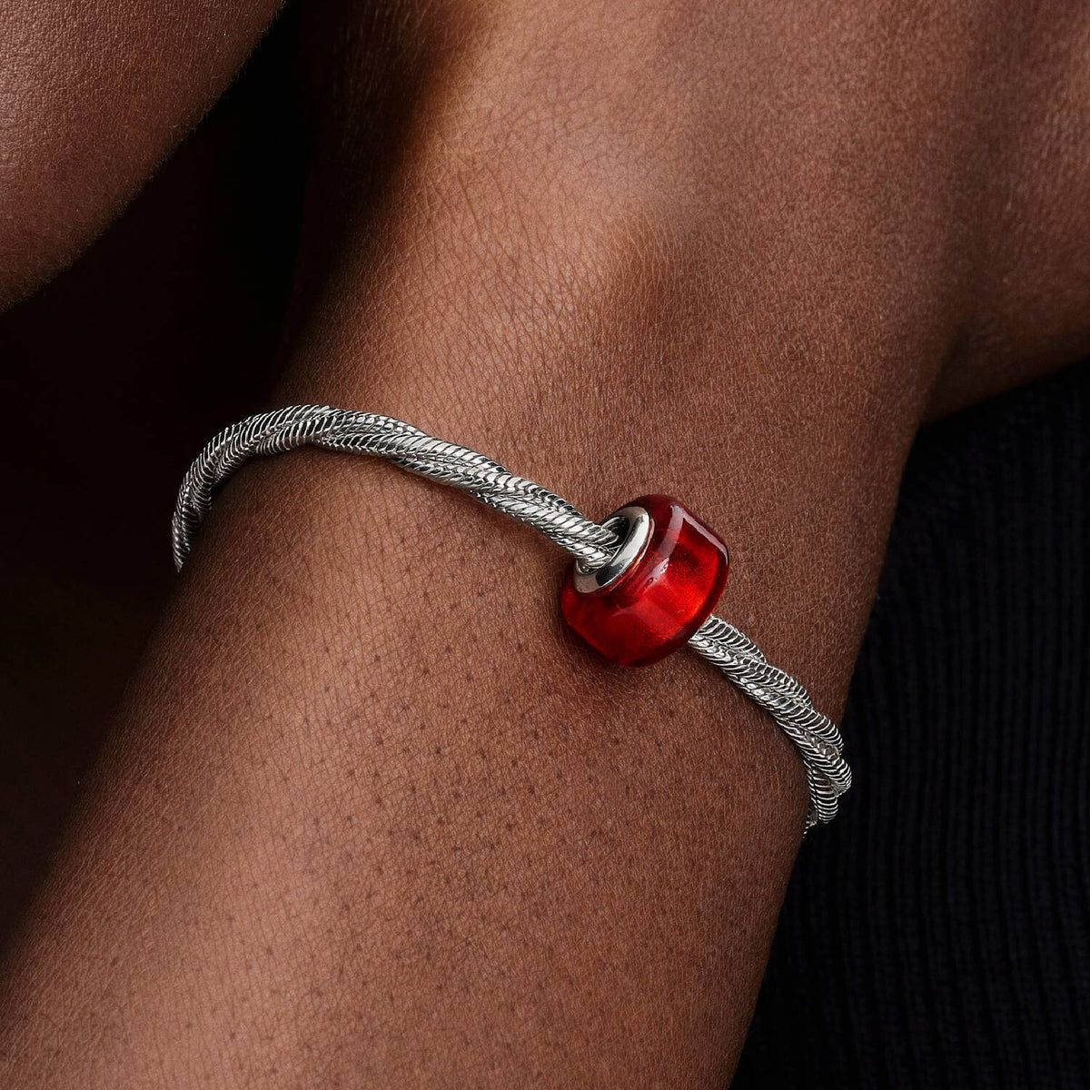 Pandora Rotes Murano-Glas-Charm