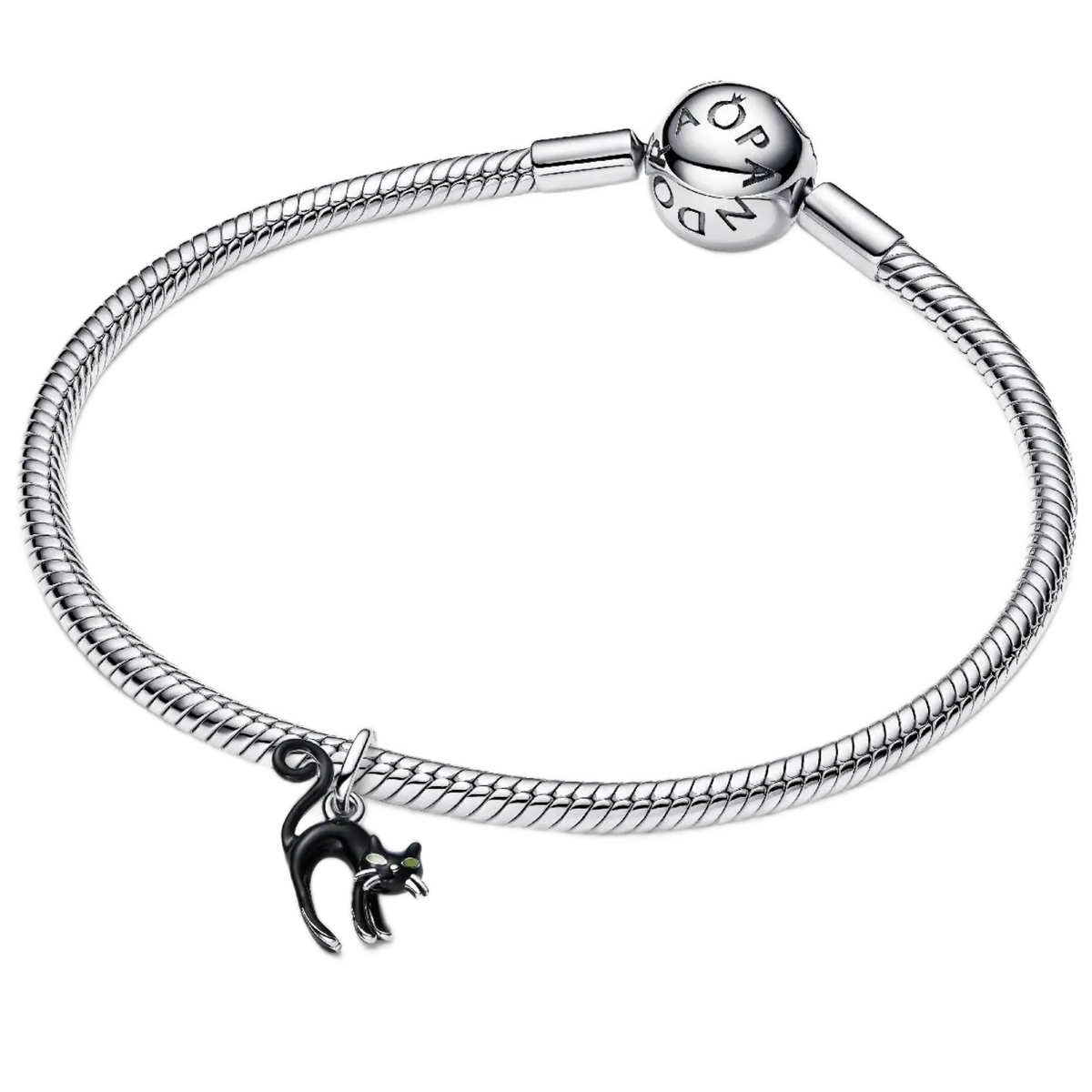 Pandora Schwarze Katze Charm-Anhänger