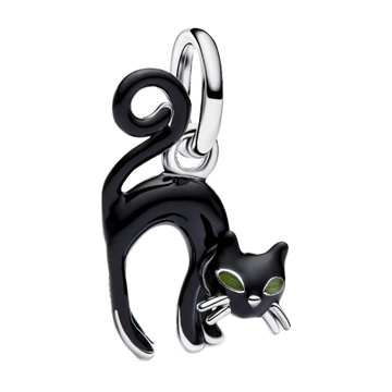 Pandora Schwarze Katze Charm-Anhänger
