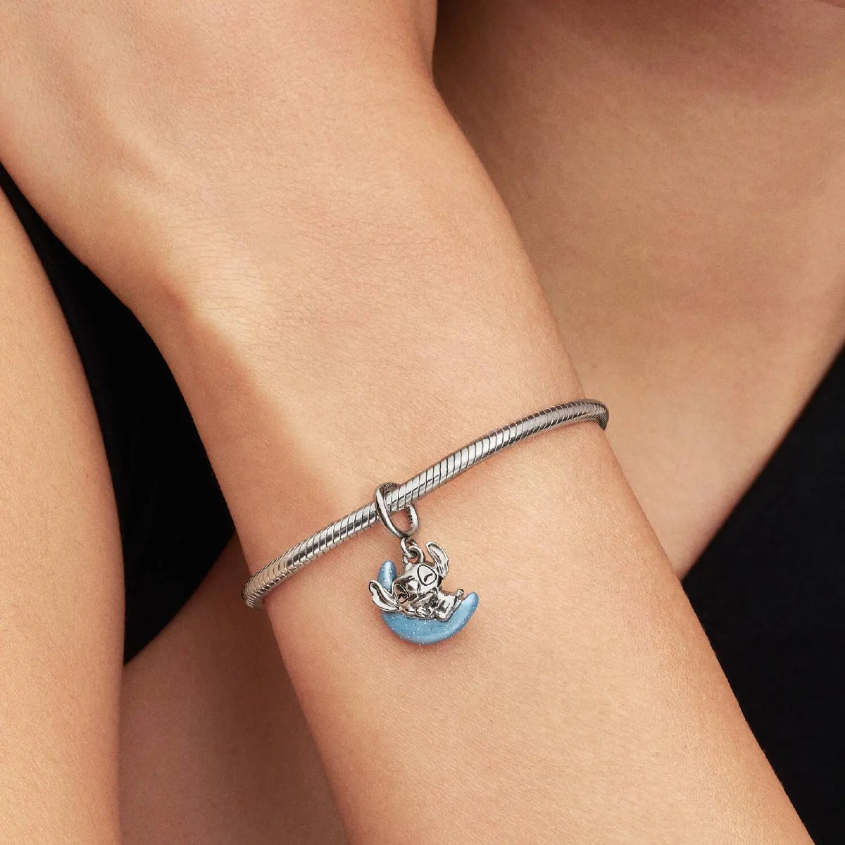 Pandora Disney Stitch Leuchtender Mond Charm-Anhänger Limited Edition
