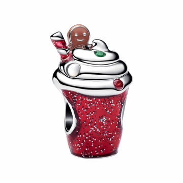 Pandora Moments Weihnachtsgetränk Charm mit Lebkuchenmann