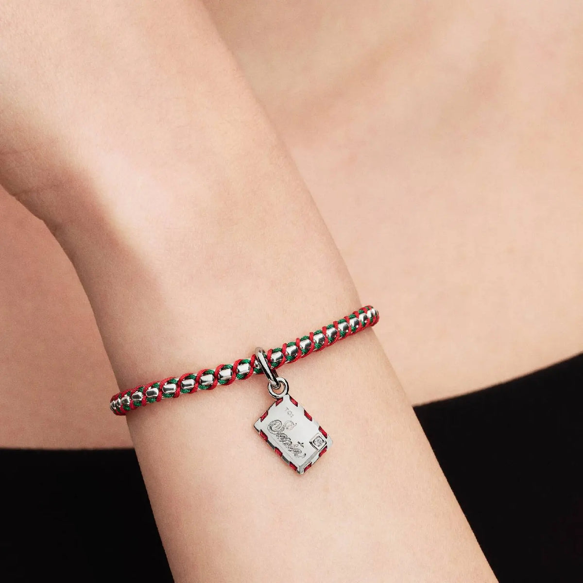 Pandora Weihnachtsmann-Brief Charm-Anhänger