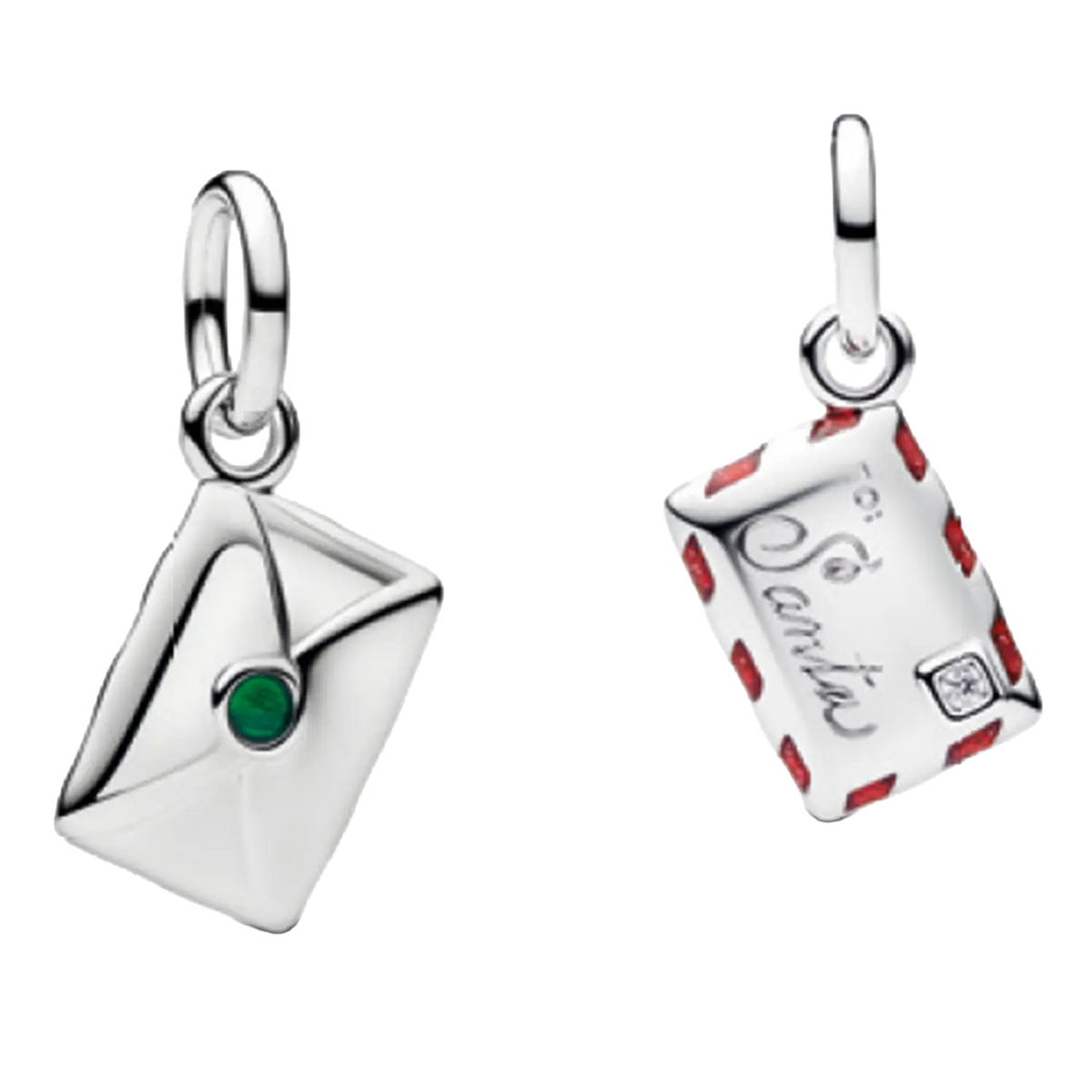Pandora Weihnachtsmann-Brief Charm-Anhänger