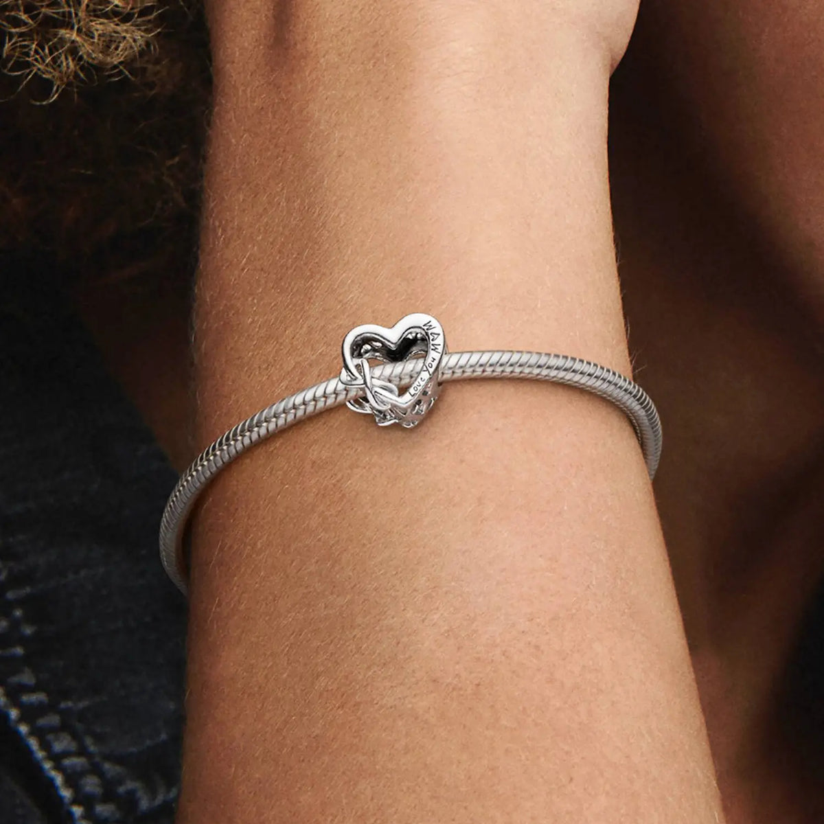 Pandora Moments Love You Mum Unendlichkeits-Herz Charm