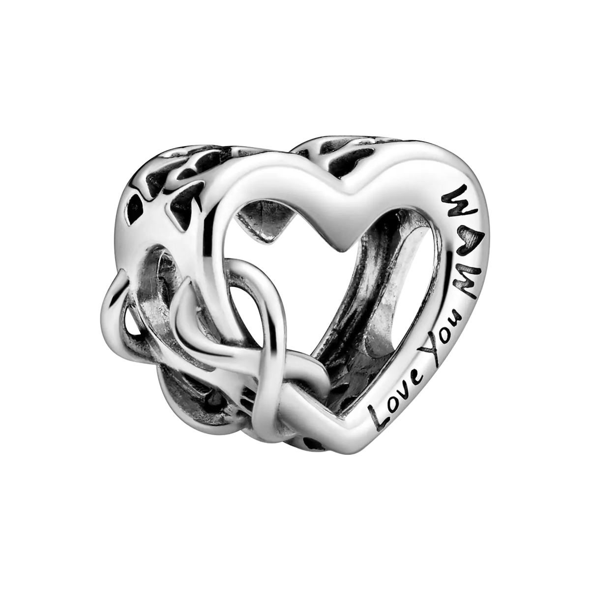 Pandora Moments Love You Mum Unendlichkeits-Herz Charm