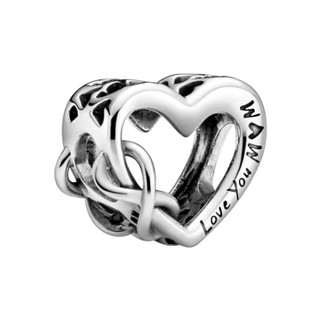 Pandora Moments Love You Mum Unendlichkeits-Herz Charm