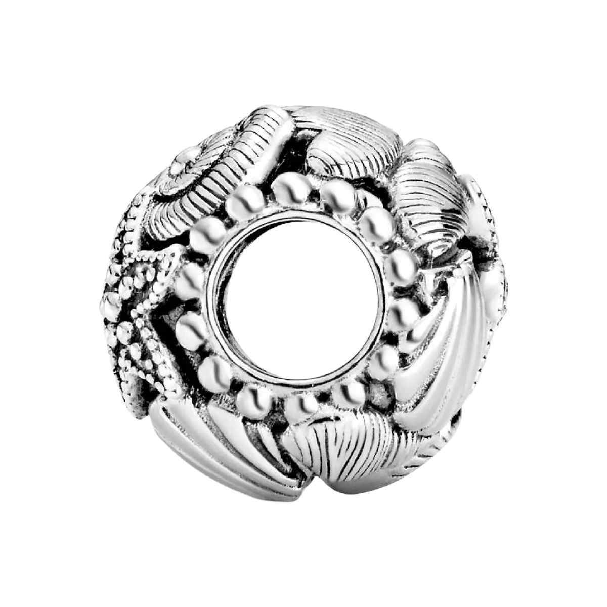Pandora Moments Seestern, Muschel und Herzen Charm