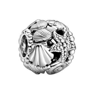 Pandora Moments Seestern, Muschel und Herzen Charm