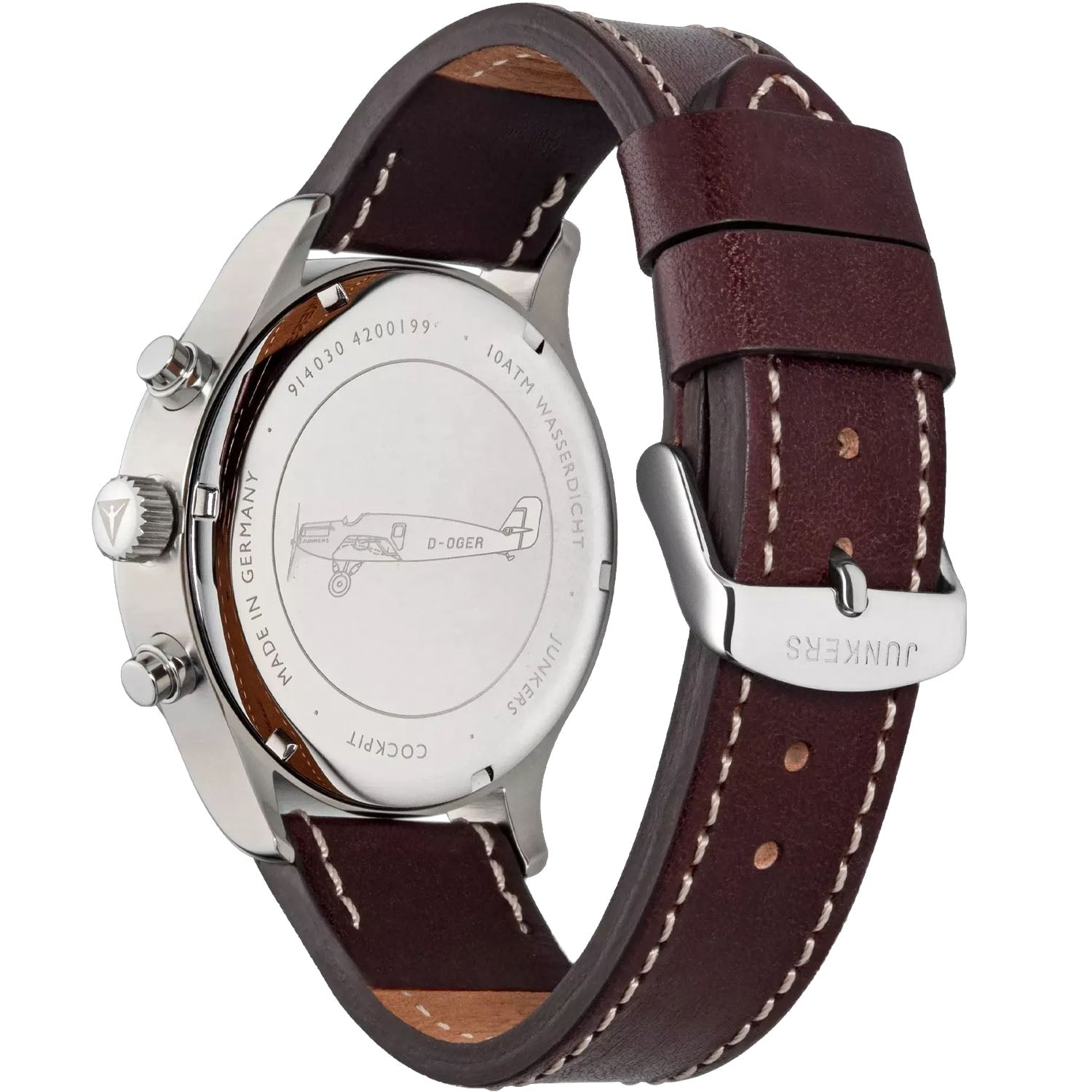 Junkers Herrenuhr Cockpit W33 Chronograph