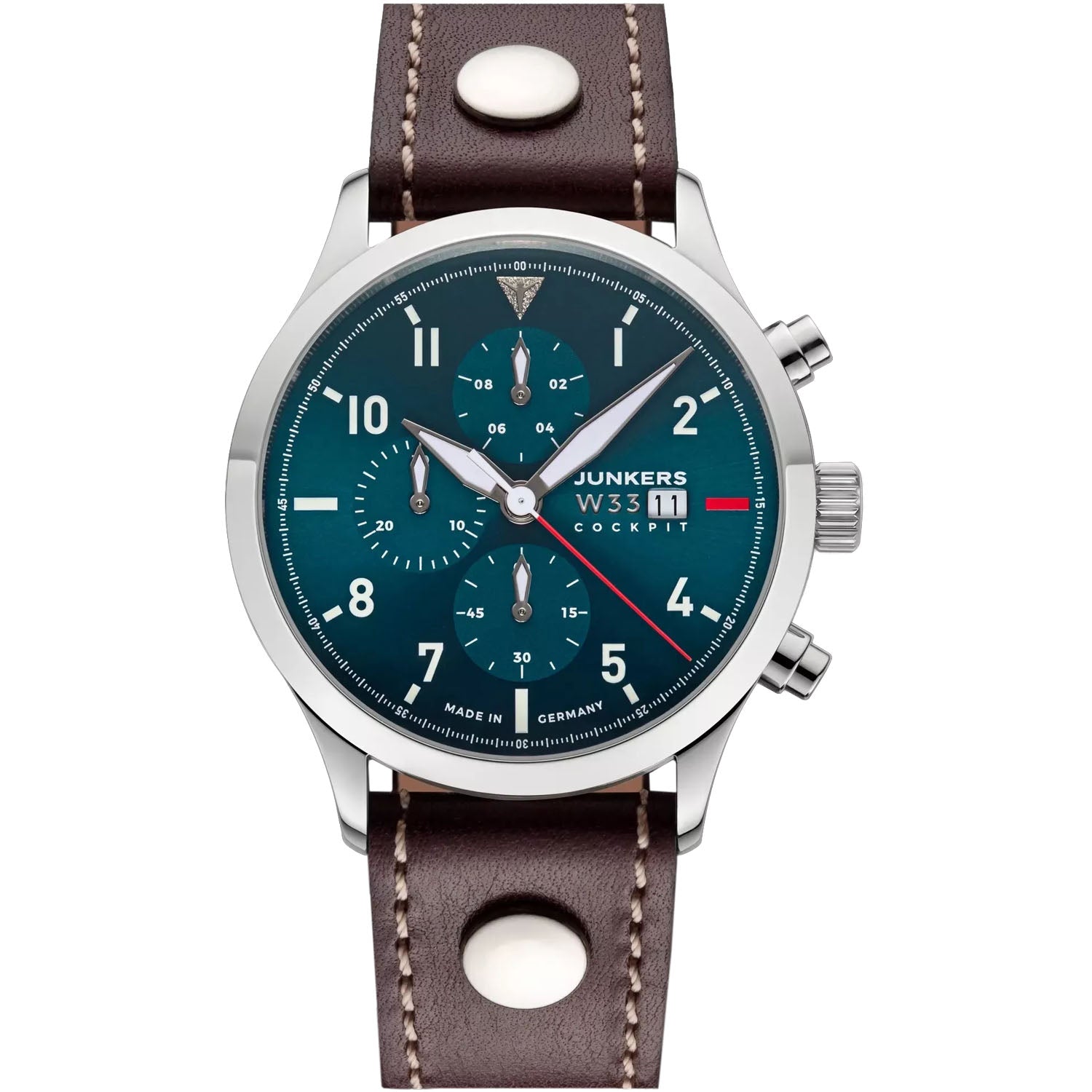 Junkers Herrenuhr Cockpit W33 Chronograph