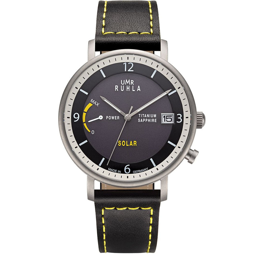 UMR Ruhla Solar Titanium Herrenuhr