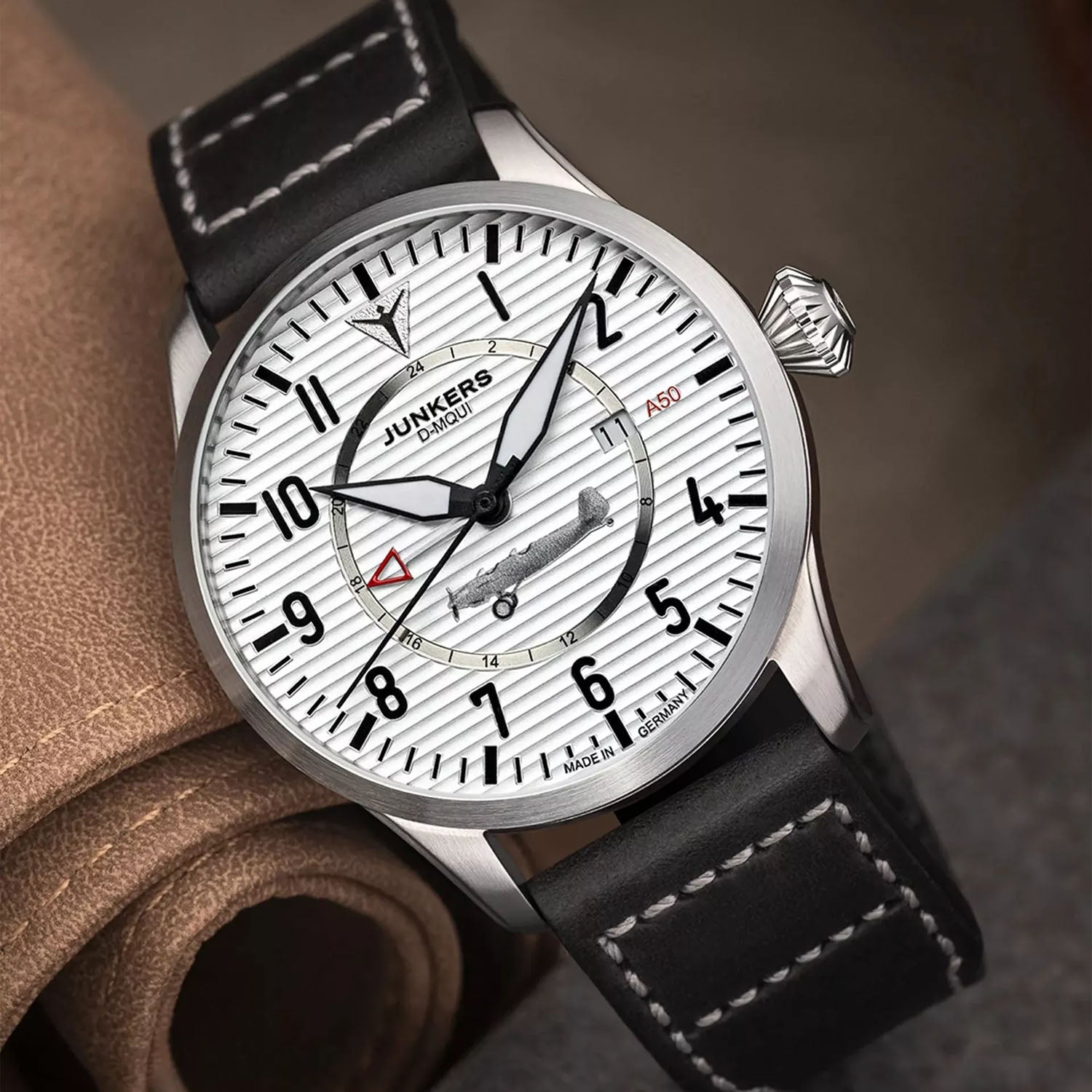 Junkers A50 D-MQUI Herrenuhr GMT