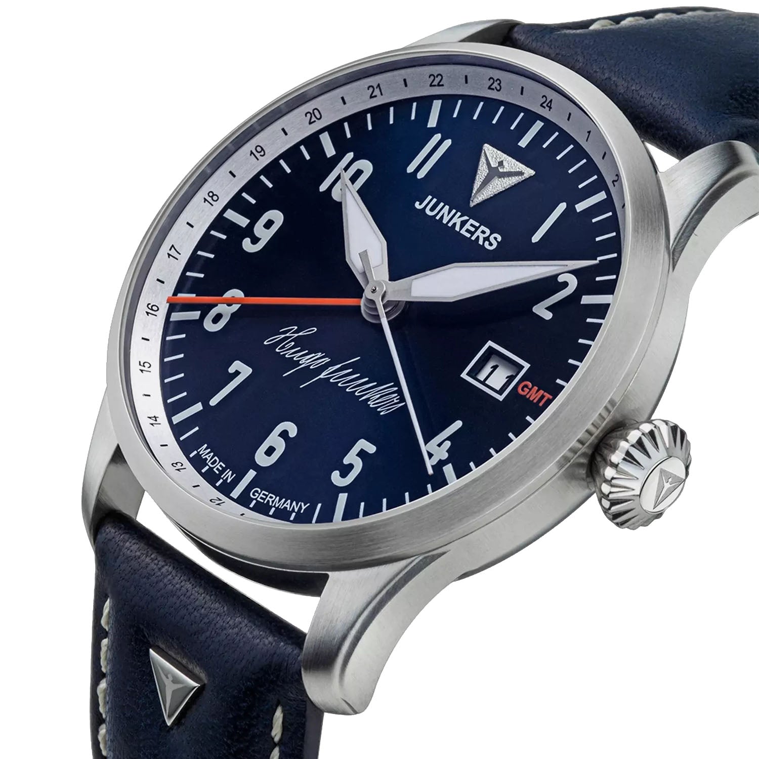 Junkers Herrenuhr Hugo Junkers GMT Flieger Automatik