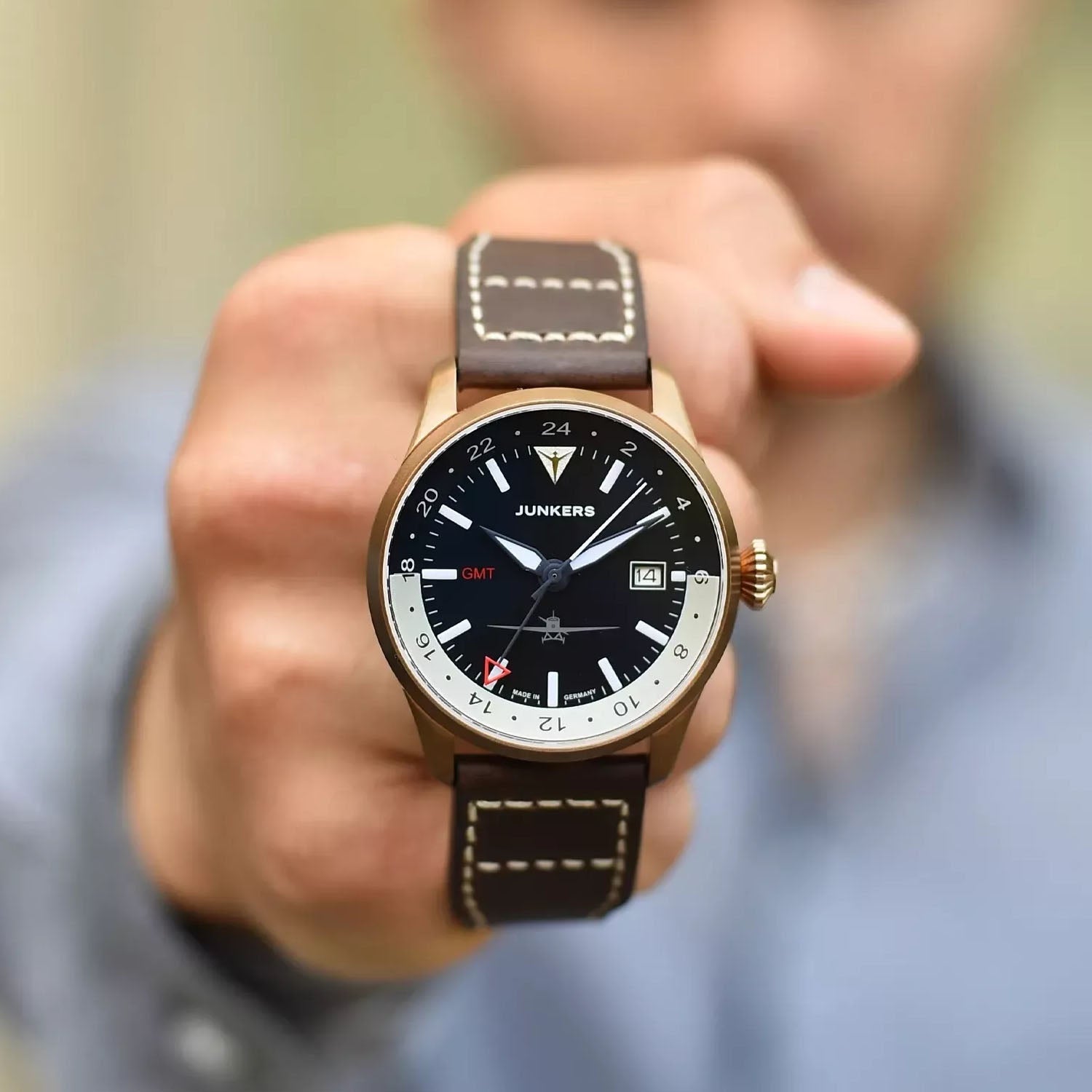 Junkers Herrenuhr Flieger GMT Automatik