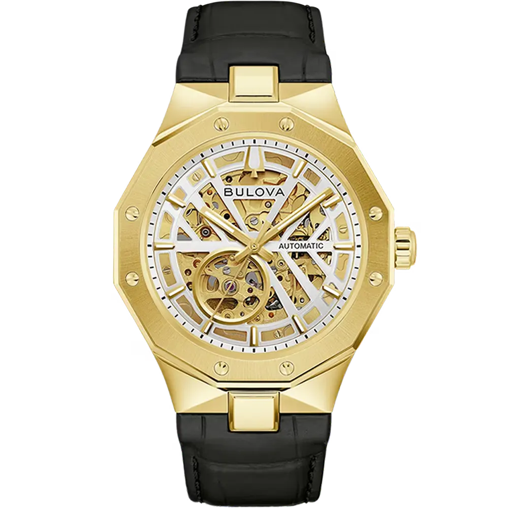 Bulova Prestige Herren Automatik Skelettuhr
