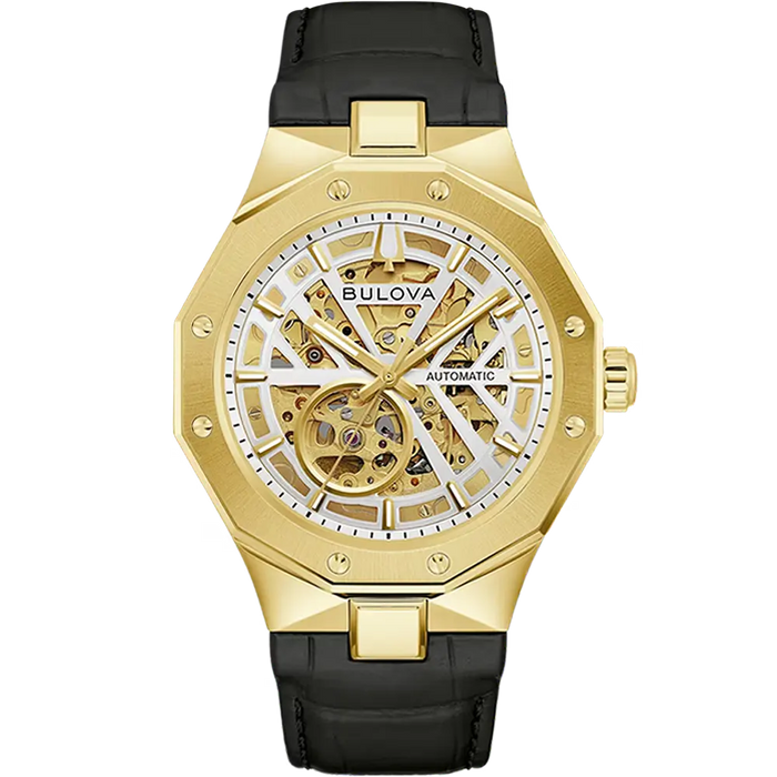 Bulova Prestige Herren Automatik Skelettuhr