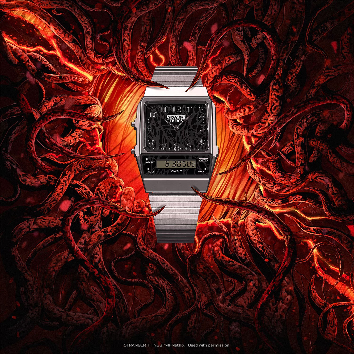 Casio x Stranger Things Unisex Uhr Edgy Collection
