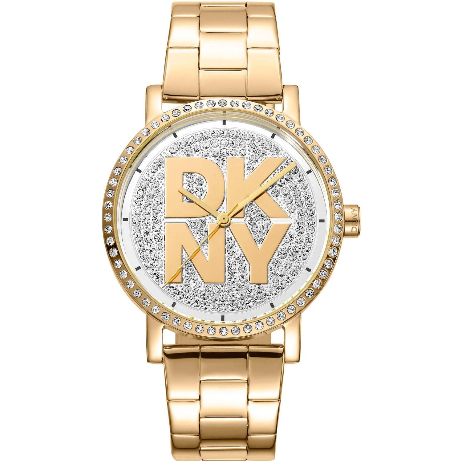 DKNY Damenuhr Soho Logo Gold