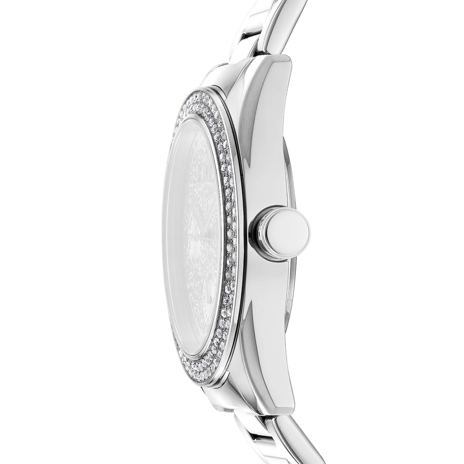 DKNY Damenuhr Chambers Multi Glitz Silver