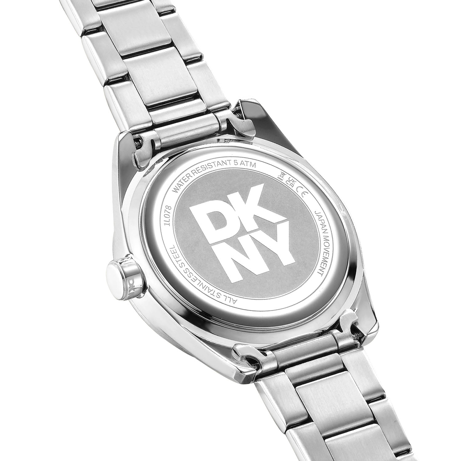 DKNY Damenuhr Chambers Multi Glitz Silver