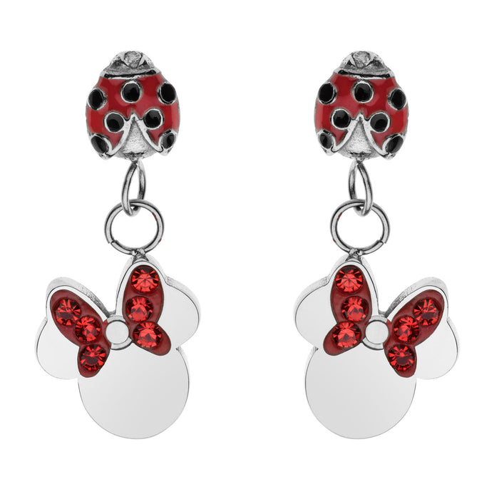 Disney Ohrringe Minnie Mouse & Marienkäfer