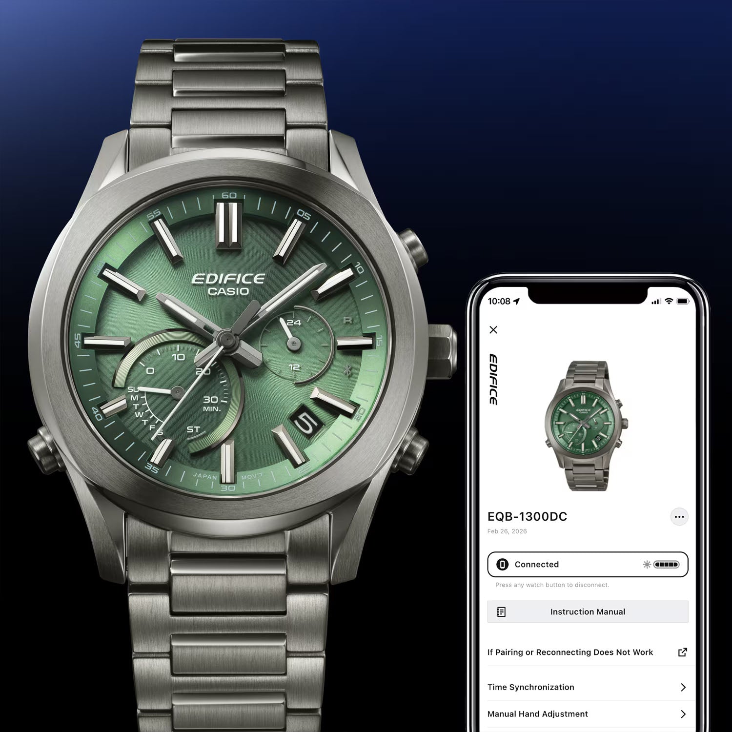 CASIO EDIFICE Smartphone-Link Solar Herrenuhr