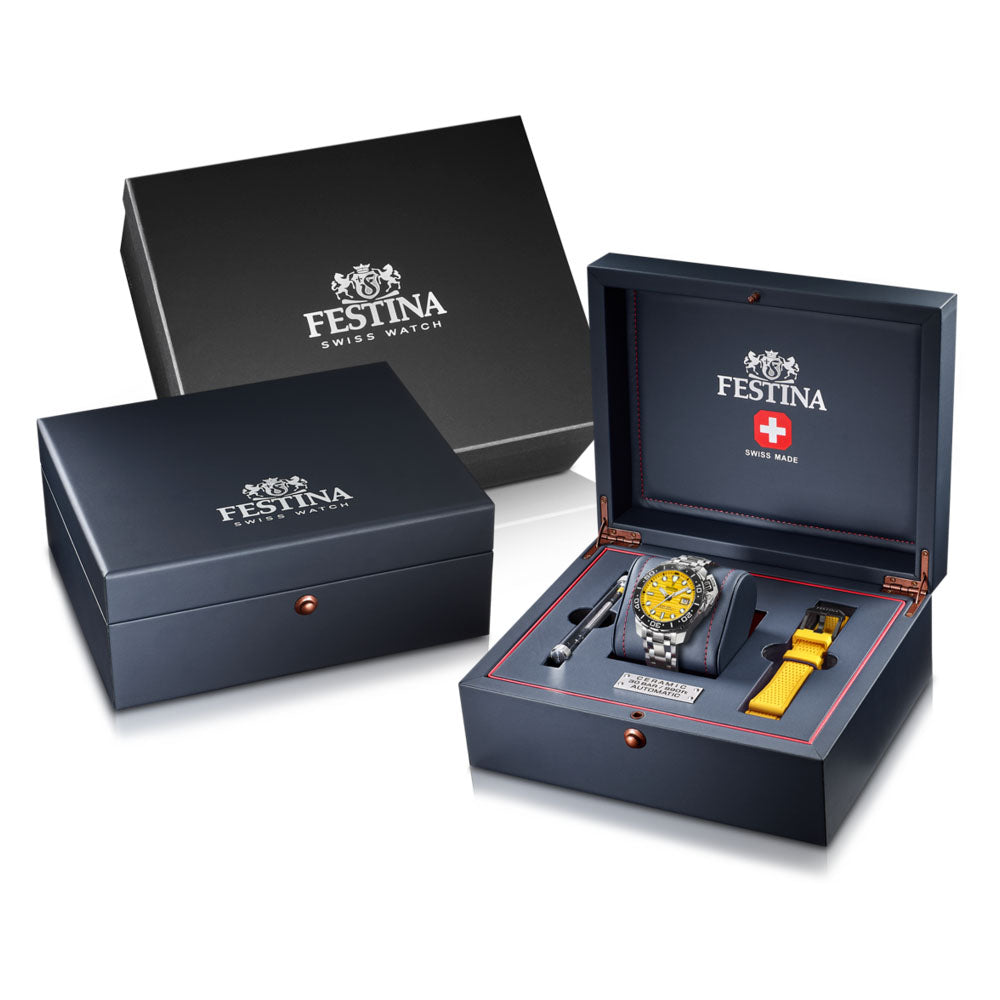 Festina Swiss Made Herrenuhr Automatik Chronometer