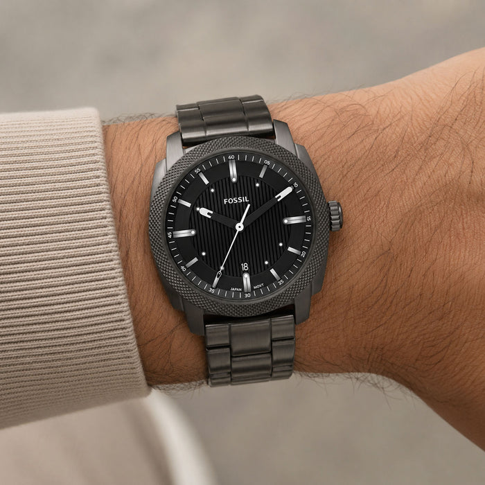 Fossil Herrenuhr Machine FS6185 getragen