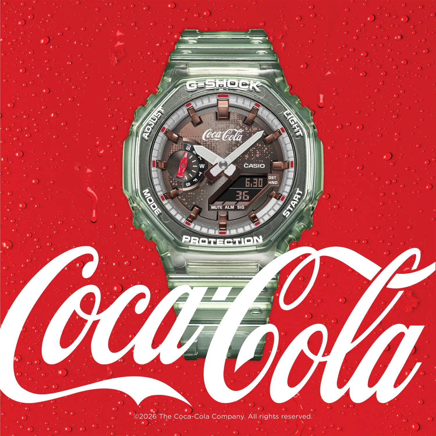CASIO G-SHOCK x Coca-Cola® GA-2100 Limited Edition Uhr