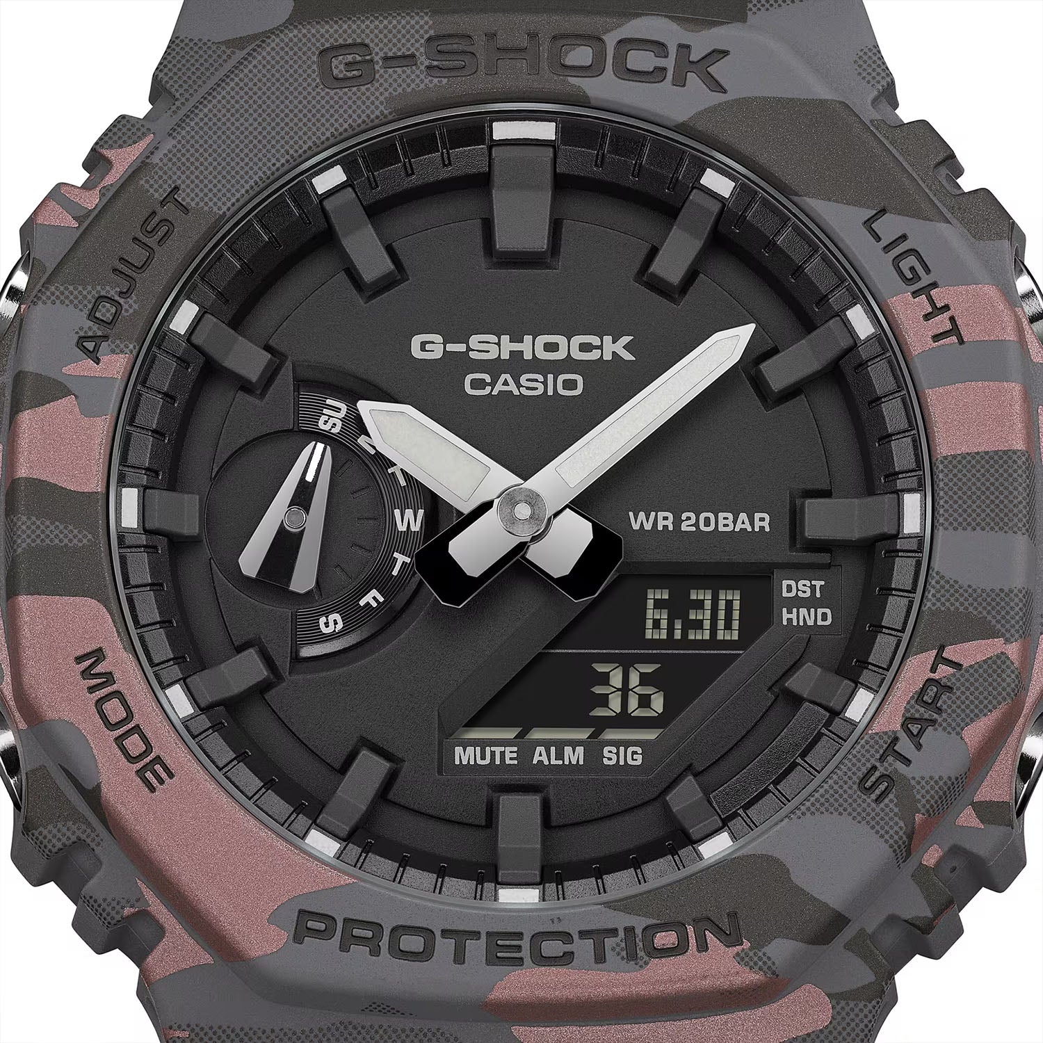 CASIO G-SHOCK GA-2100 Camouflage Herrenuhr